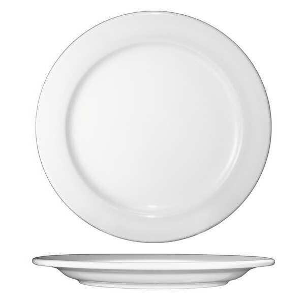 Iti Plate, 5-1/2", Ceramic European White PK36 - DO-5