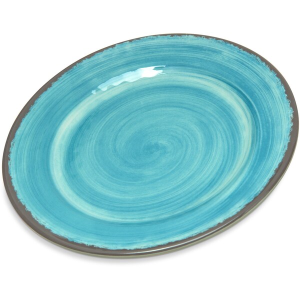 Carlisle Foodservice Melamin Bread/Butter Plate, 7", Aqu, PK12 - 5400715