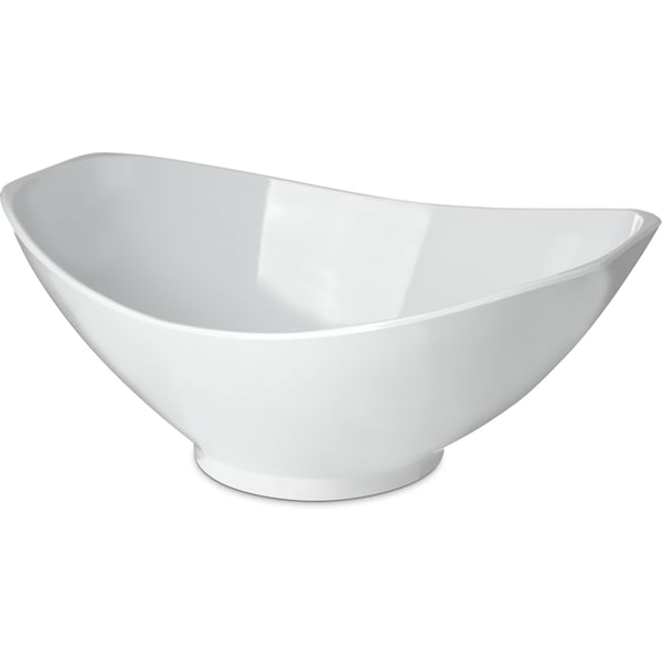 Carlisle Foodservice Bowl, 13-3/4"x9-3/8", White, PK4 - 041102