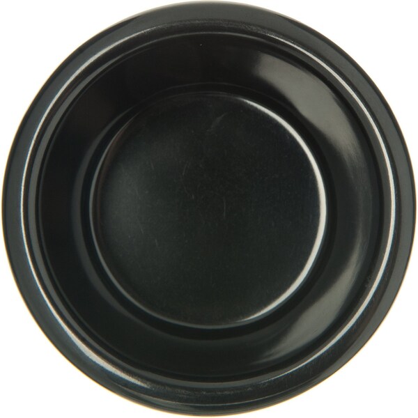 Carlisle Foodservice Melamine Fluted Ramekin, 2 oz, Black - S29203