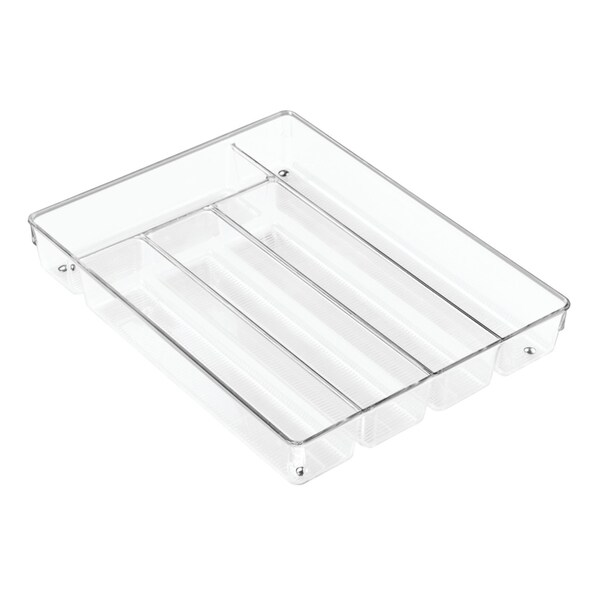 Interdesign iDesign Linus 2 in. H X 14 in. W X 11 in. D Plastic Cutlery Tray - 53930