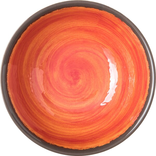 Carlisle Foodservice Melamine Small Bowl, 17 oz., Fireball, PK12 - 5400552