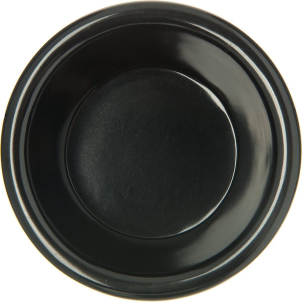 Carlisle Foodservice Melamine Smooth Ramekin, 4 oz, Black - S28303