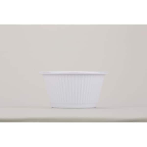 Carlisle Foodservice Melamine Fluted Ramekin, 2 oz, White - S29202