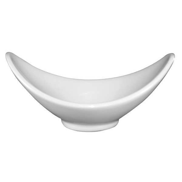 Iti Boat Shaped Bowl, 20 oz., Ceramic White PK24 - FAW-102
