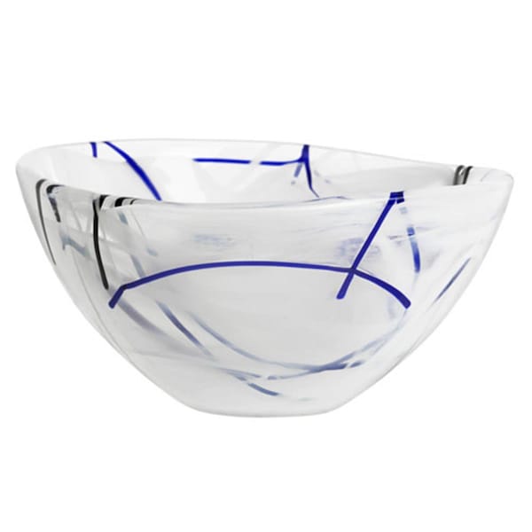 Kosta Boda 6.25 in. Contrast Bowl - White - 7050511