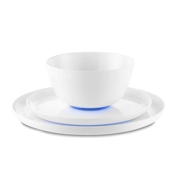 Sorona PALM  White Bowl - Klein Blue Nonslip Base, 4PK - PM930