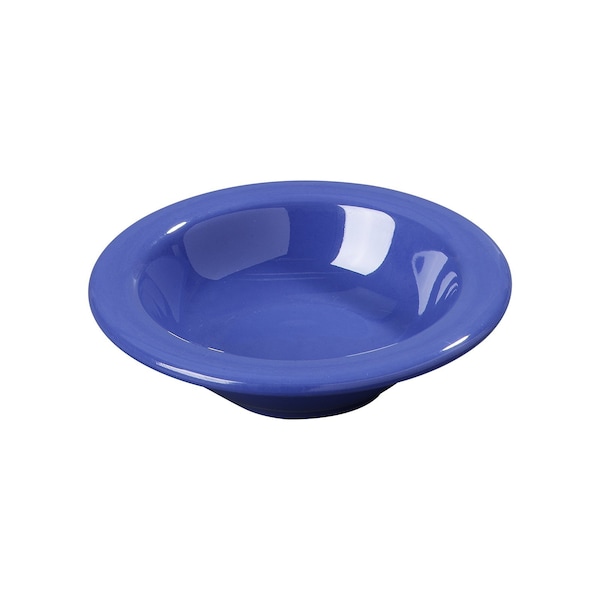 Carlisle Foodservice Melamine Rim Fruit Bowl, 4.5 oz., Bl, PK48 - 3304214