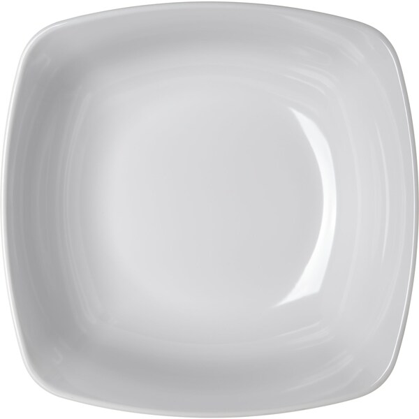 Carlisle Foodservice Square Flare Bowl, 8 qt., 14", Wht, PK4 - 3336202