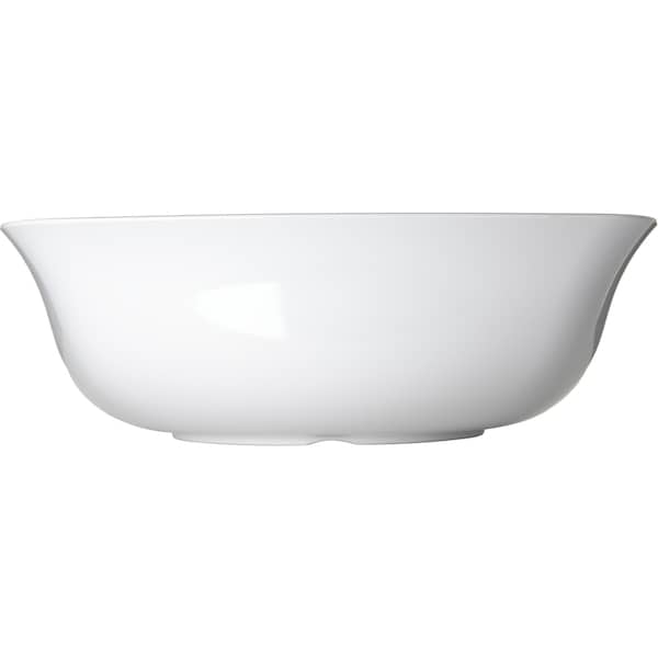 Carlisle Foodservice Square Flare Bowl, 8 qt., 14", Wht, PK4 - 3336202