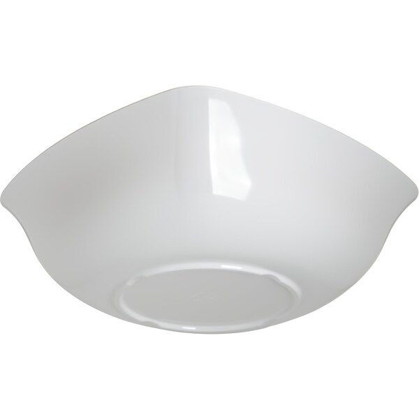 Carlisle Foodservice Square Flare Bowl, 8 qt., 14", Wht, PK4 - 3336202