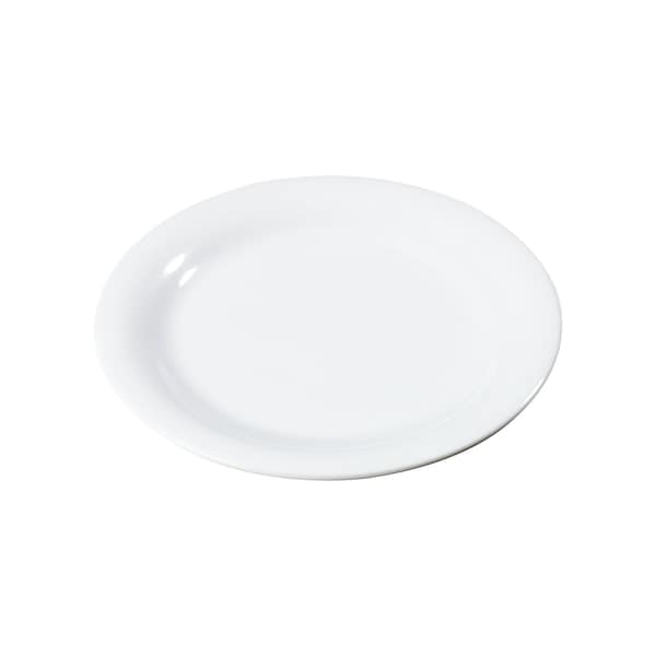 Carlisle Foodservice Narrow Rim Dinner Plate, 9", Wht, PK24 - 3300402