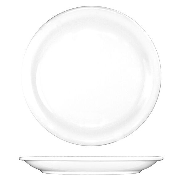 Iti Plate, 5-1/2", Ceramic European White PK36 - BR-5