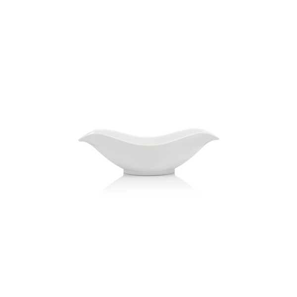 Bon Chef Melamine Petals Bowl  12" X 4 5/8" X 3 1/2"  28 Oz - 53603WHITE