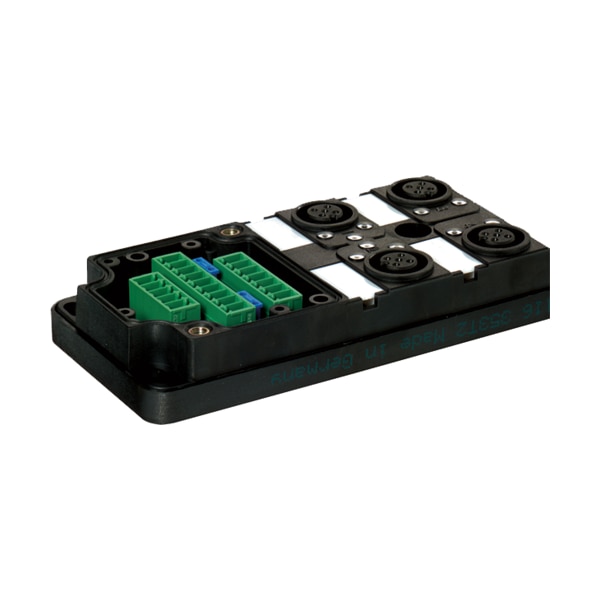 Murr Elektronik MVP12, 4xM12, 5 polos, conector. terminal sin tapa, con separación de potencial, sin LED's - 276576