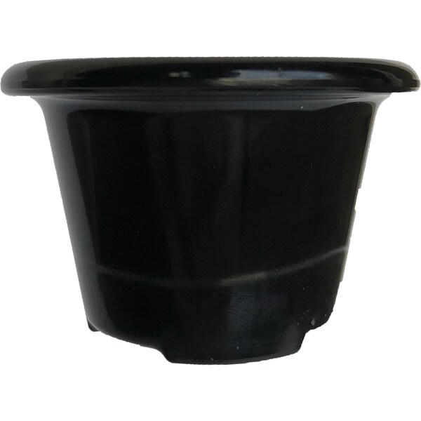 Carlisle Foodservice Melamine Smooth Ramekin, 1.5 oz, Black - S27603