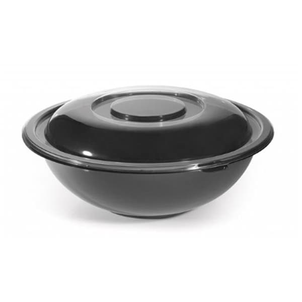 Fineline Settings Fineline Settings 5080-BK Black 80 oz. PET Serving Bowl - 5080-BK