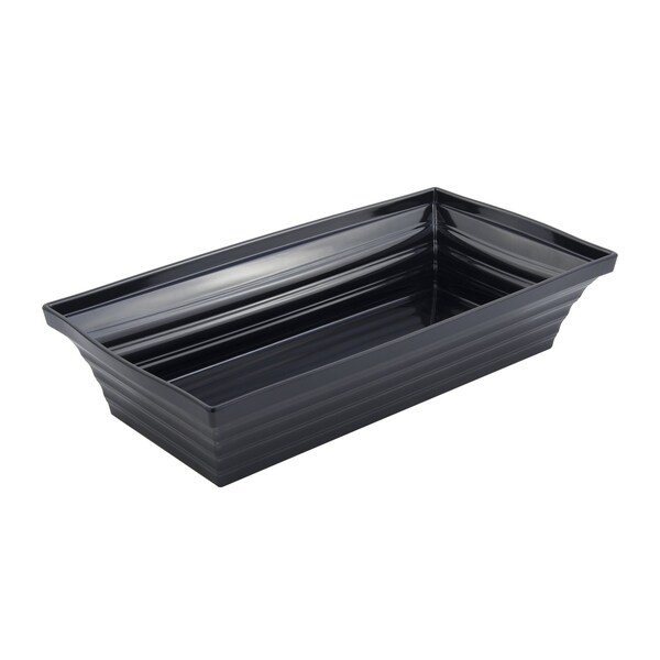 Bon Chef Americana Square Bowl 10 1/4"L X 19"W X 4" 10Qts - 53105BLACK