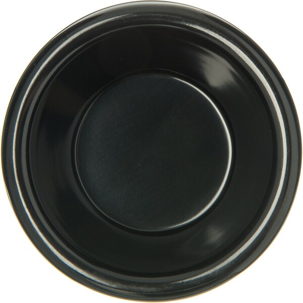 Carlisle Foodservice Melamine Smooth Ramekin, 2 oz, Black - S85203