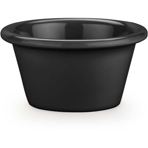 Carlisle Foodservice Melamine Smooth Ramekin, 2 oz, Black - S85203