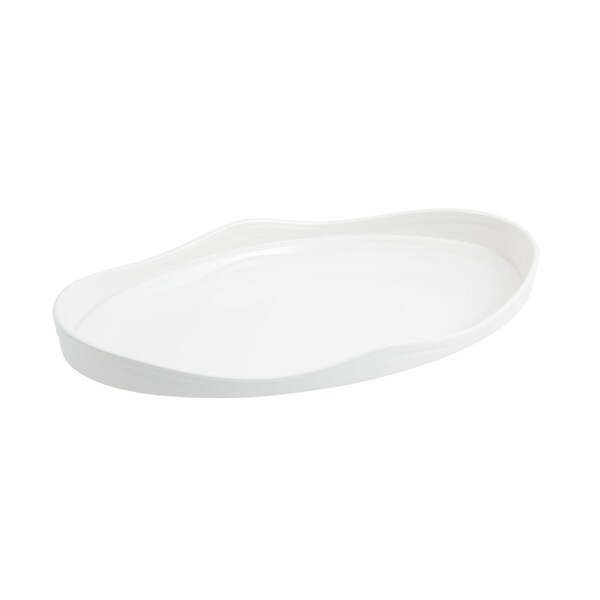 Bon Chef Euro Round Bowl 3Qts. 18"L X 11"W X 2 1/2"Deep (Dsp) - 53203IVORY