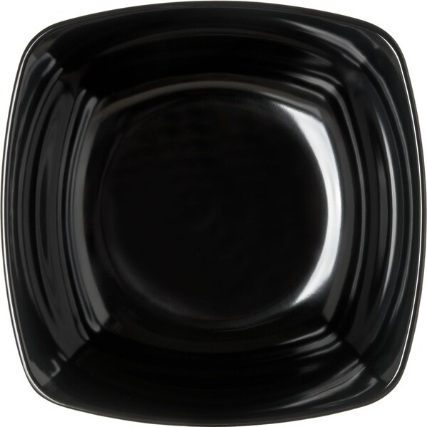 Carlisle Foodservice Square Flare Bowl, 5 qt., 12", Blk, PK4 - 3336003