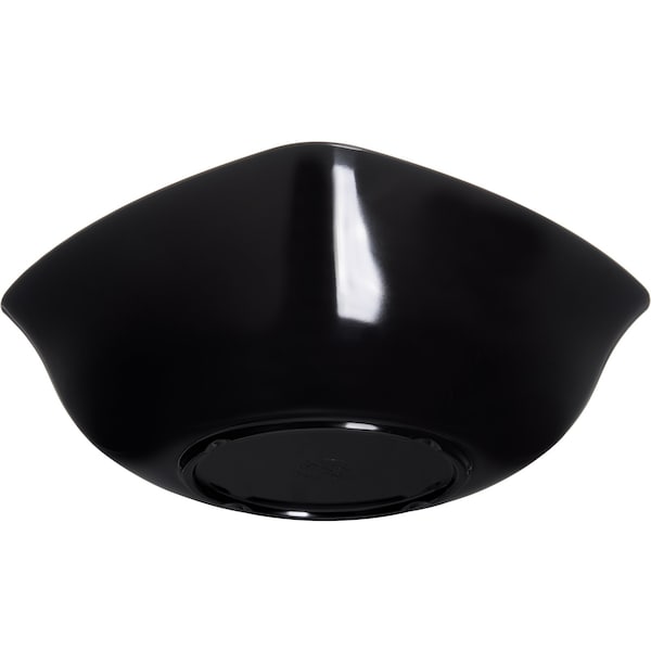 Carlisle Foodservice Square Flare Bowl, 5 qt., 12", Blk, PK4 - 3336003
