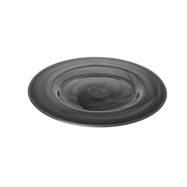 Classic Touch Decor Classic Touch  Black Alabaster Chargers, Set of 4 - CC354