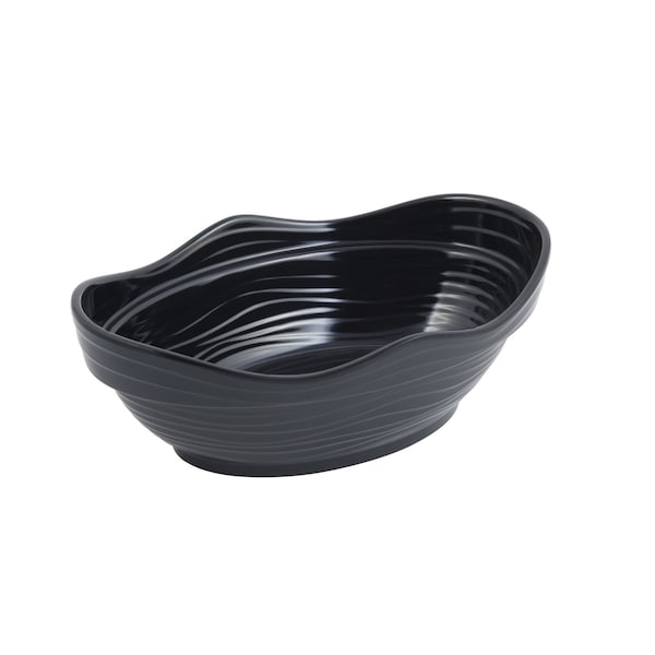 Bon Chef Euro Round Bowl 3Qts. 12"L X 8"W X 4"Deep - 53205BLACK