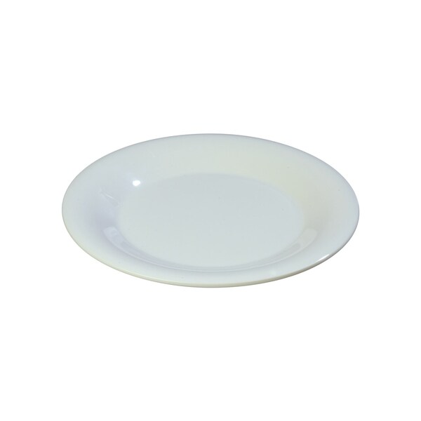 Carlisle Foodservice Wide Rim Dinner Plate, 9", Wht, PK24 - 3301202