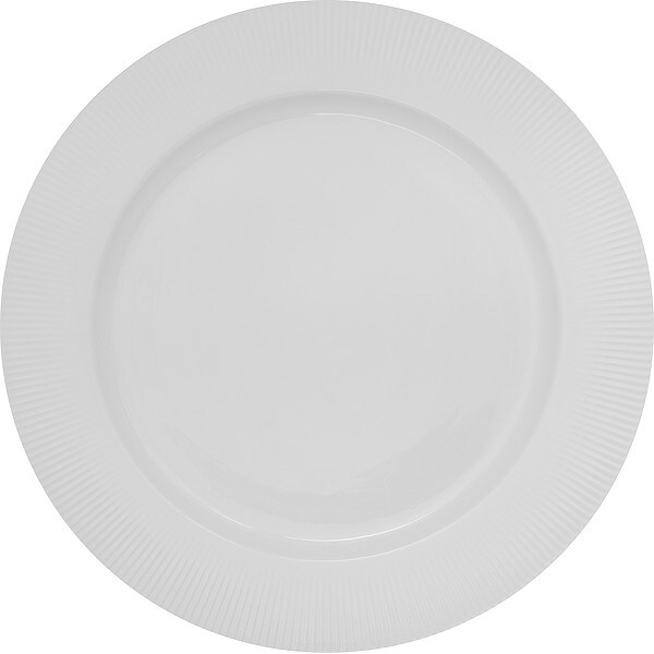 Iti Plate, 12" Dia, Bright White, PK6 - SB-21