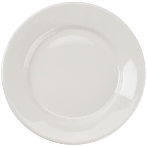 Yanco China Recovery Plate, American White - 7.125 in., 36PK - RE-7