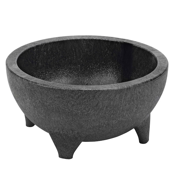 Service Ideas Molcajete Bowl, 56 Ounce, Black - MB56BL