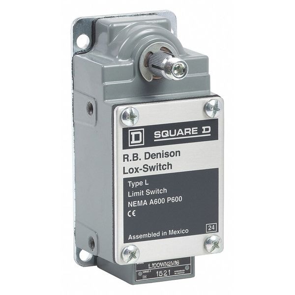 Interruptor de límite Telemecanique Sensors, 2 NC; Forma YY, 10A @ 600V AC - L100WNCS2M34