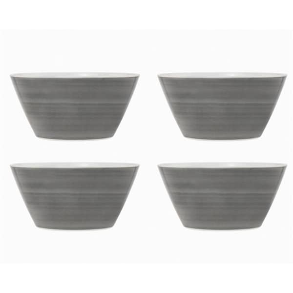 Back2Basics 6 in. Swirl Melamine Cereal Bowl - Set of 4 - BA2971080