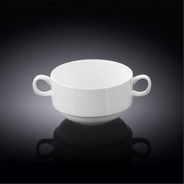 Wilmax 991025 300 ml Soup Cup White 48PK - WL991025 / A