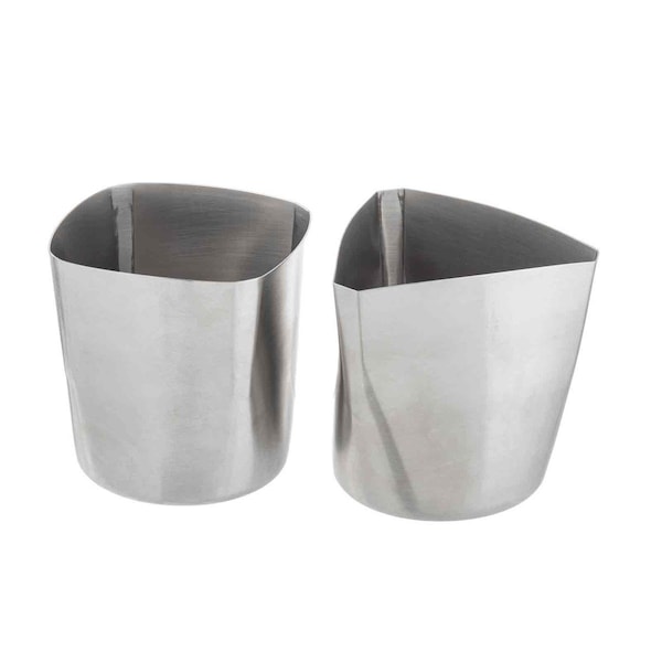 Tablecraft Fry Cup, 12 oz, SS, 3.5x3.25x3.375 - 10675
