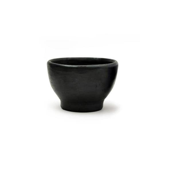 Escenario OMSPG4040-ClayBlackBowl Handmade Clay Smudging Bowl - ES2447199