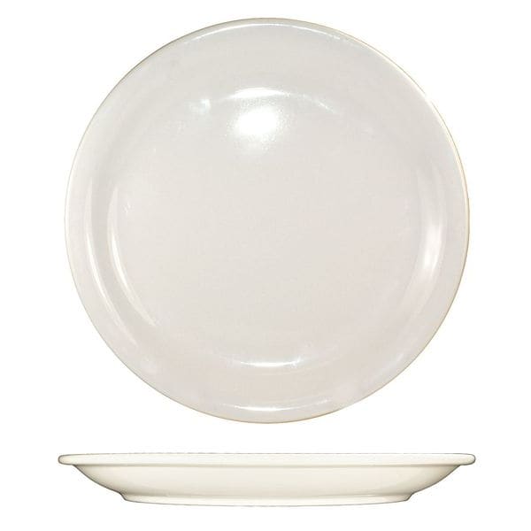 Iti Plate, 5-1/2", Ceramic American White PK36 - VA-5
