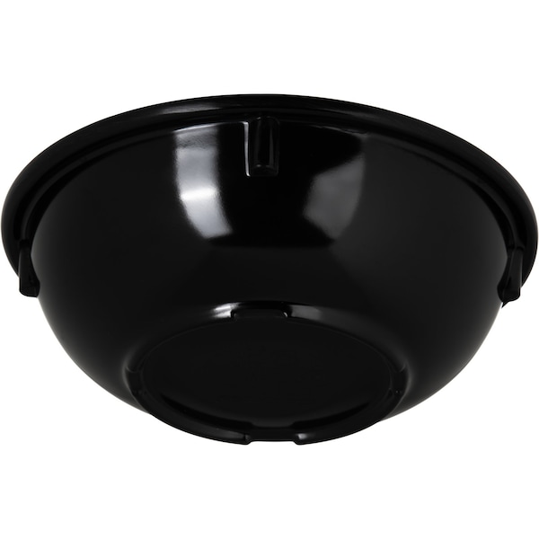 Carlisle Foodservice Melamine Nappie Bowl, 10 oz., Blk, PK48 - KL11803