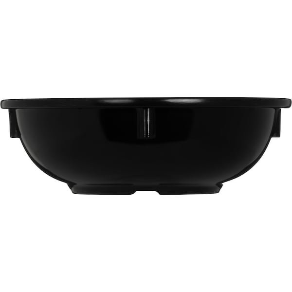 Carlisle Foodservice Melamine Nappie Bowl, 10 oz., Blk, PK48 - KL11803