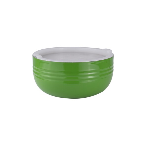 Bon Chef Cold Wave Bowl & Stacking Cover  9 7/8" Dia X 4 3/4" H  3 1/2 Qt - 9319LIME