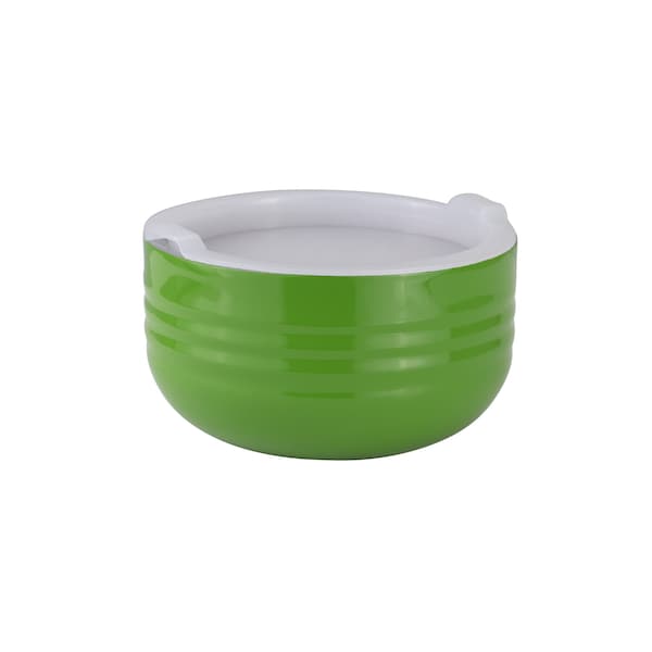 Bon Chef Cold Wave Bowl & Stacking Cover  6 3/8" Dia X 3 3/8" H  1 Qt - 9317LIME