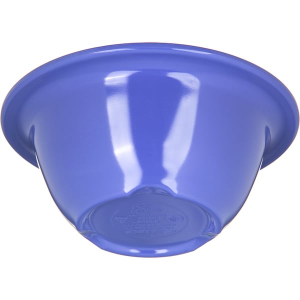 Carlisle Foodservice Melamine Rim Nappie Bowl, 10 oz., Blu, PK24 - 3303814