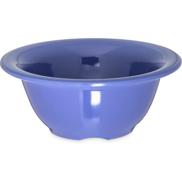 Carlisle Foodservice Melamine Rim Nappie Bowl, 10 oz., Blu, PK24 - 3303814