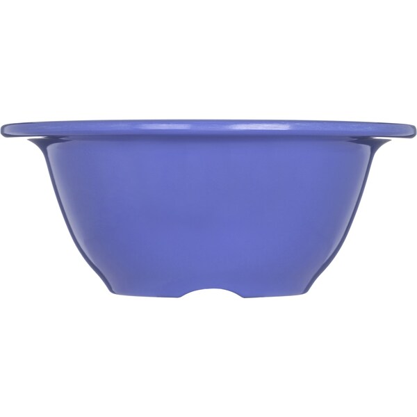 Carlisle Foodservice Melamine Rim Nappie Bowl, 10 oz., Blu, PK24 - 3303814