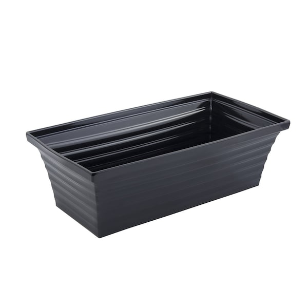 Bon Chef Americana Square Bowl 10 1/4"L X 19"W X 6" 3Gal 3Qts - 53104BLACK