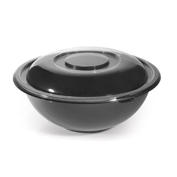 Fineline Settings Fineline Settings 5320-BK Black 320 oz. PET Serving Bowl - 5320-BK