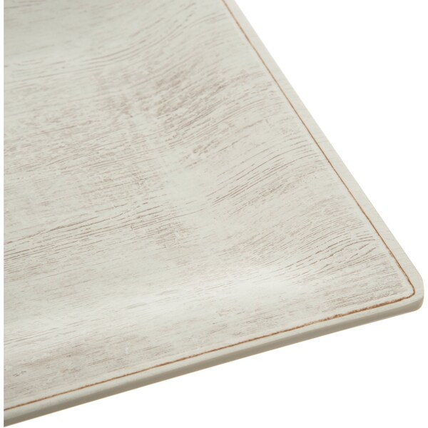 Carlisle Foodservice Melamine Square Salad Plate, 8.5", Bf, PK12 - 6402306