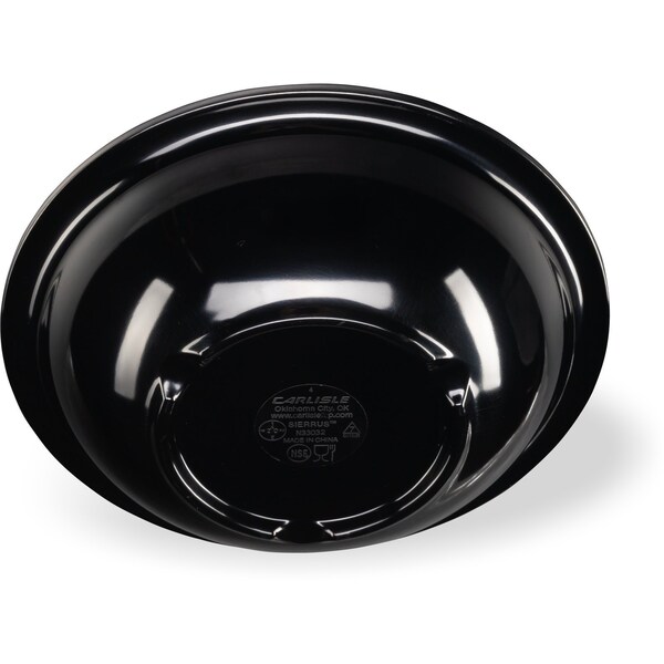 Carlisle Foodservice Melamine Rimmed Bowl, 16 oz., Blk, PK24 - 3303203